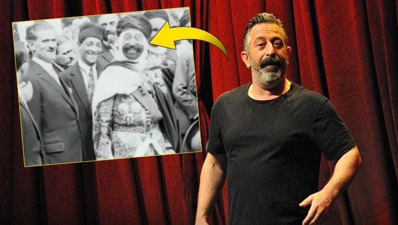 Sosyal medyada ikiz şaşkınlığı: Cem Yılmaz ile Fas Sultanı arasındaki 100 yıllık benzerlik