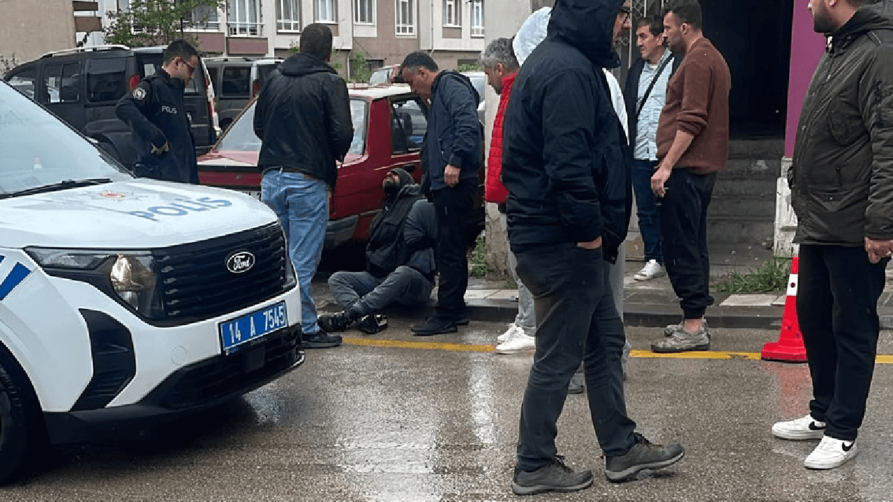 Bolu'da polise saldıran yabancı uyruklu şüpheli yakalandı