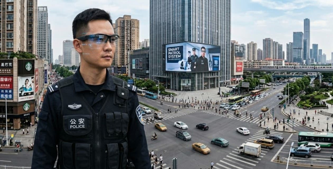 Çin polisinin yeni ekipmanları teknolojiyle güçlendi