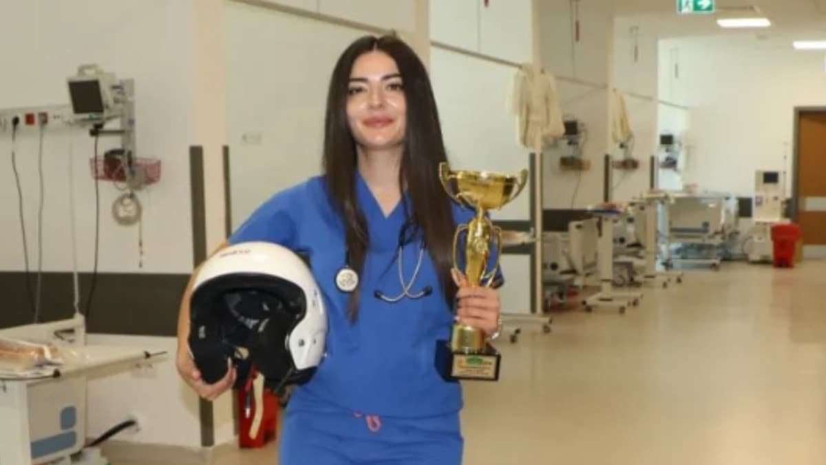 Samsunlu hemşire Hilal Olgun, mesai sonrası ralli pistlerine gidiyor