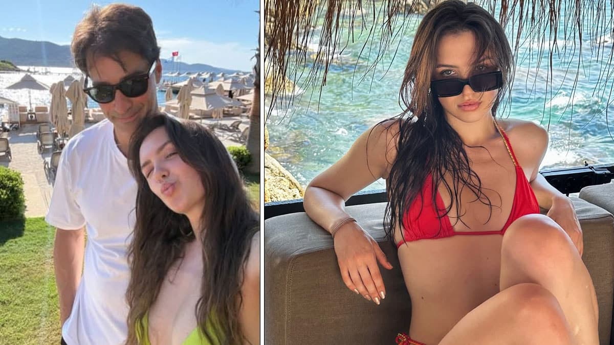 Sarp Levendoğlu ve Felicia Sağnak tatilde görüntülendi, yaş farkı dikkat çekti