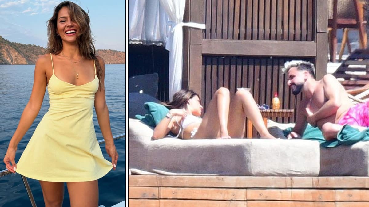 Rapçi Sefo ve oyuncu Çağla Boz Bodrum'da görüntülendi