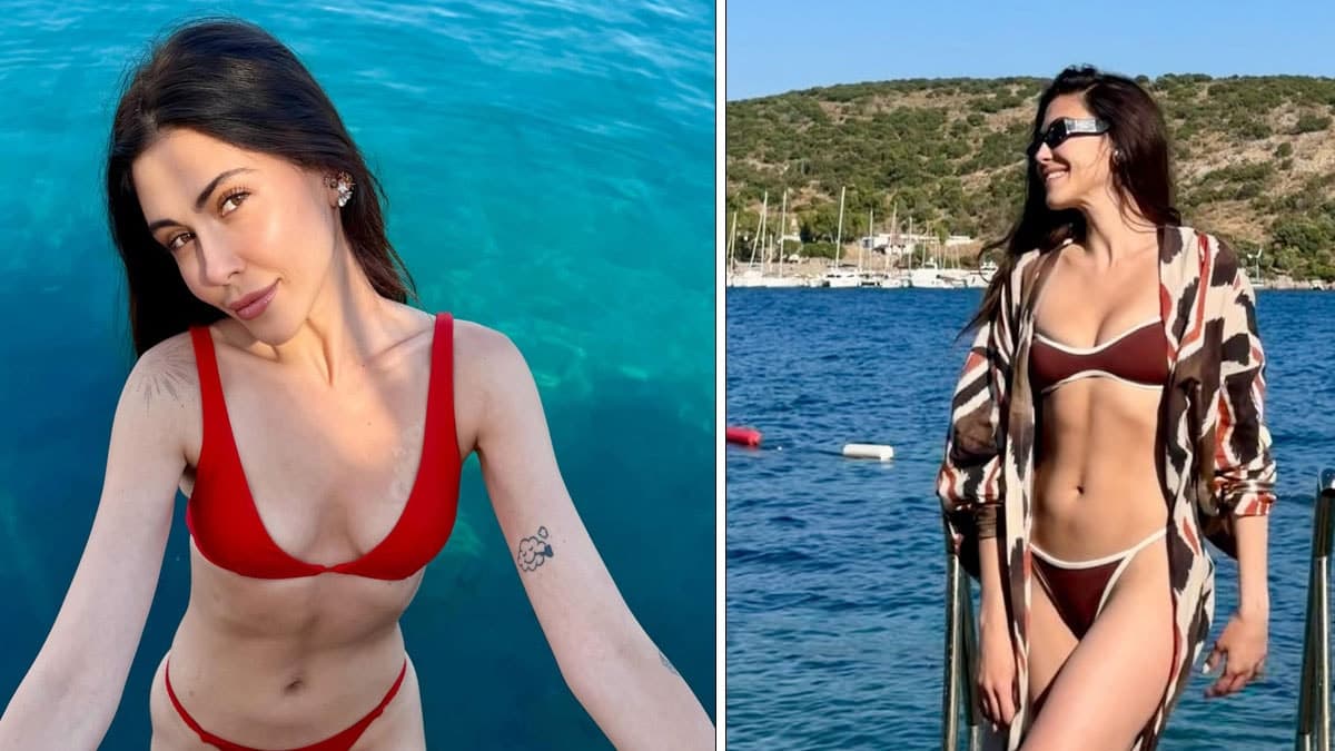 Dilara Aksüyek'in Bodrum tatili sosyal medyada dikkat çekti