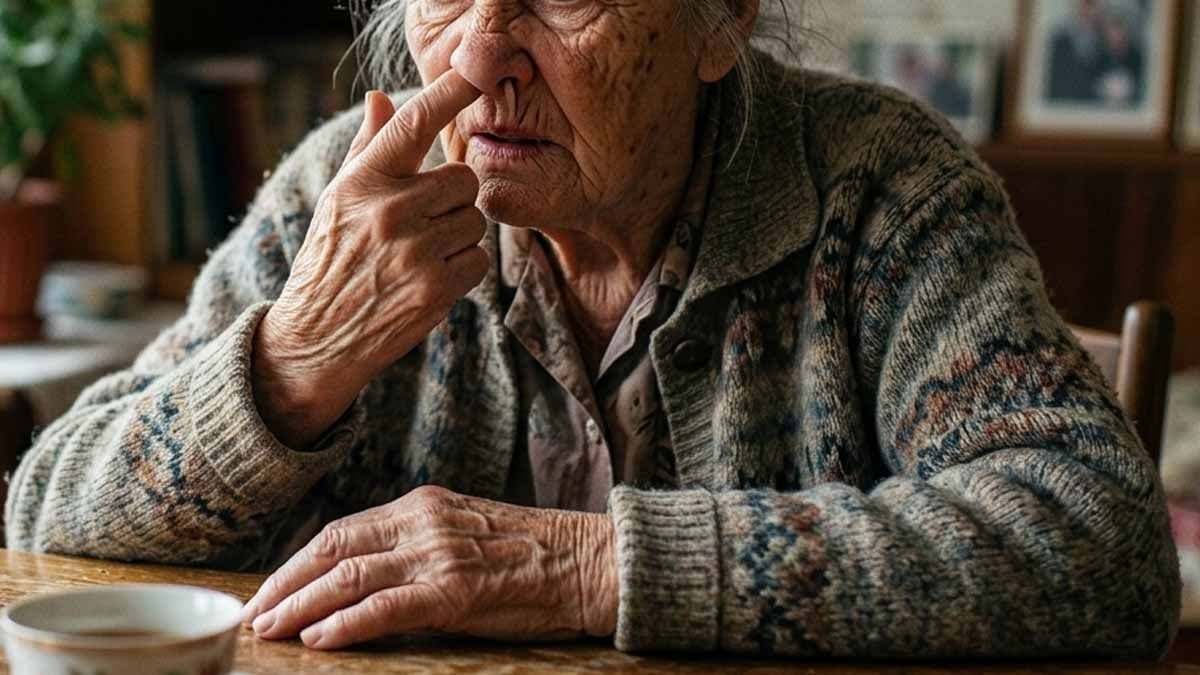 Yaşlılar için burun karıştırmaktan kaçınma uyarısı