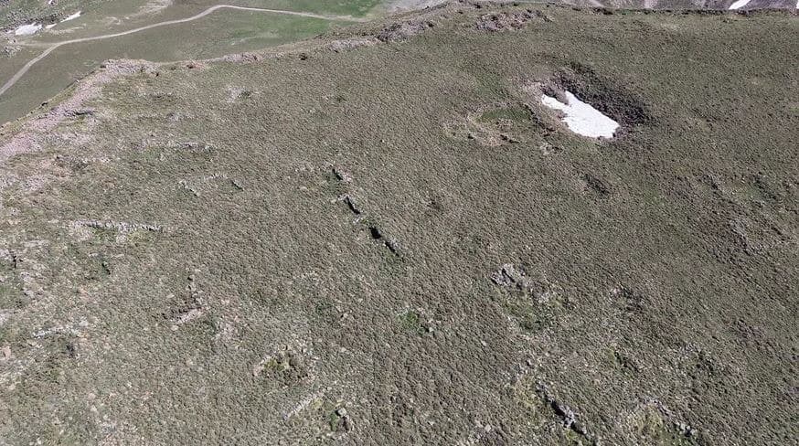 Erciyes Dağı'ndaki karlar eriyince ilginç bir keşif yapıldı
