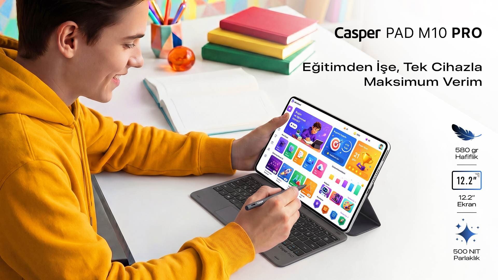 Casper PAD M10 Pro ile Üretkenlik İçin Yeni Tablet Tanıtıldı