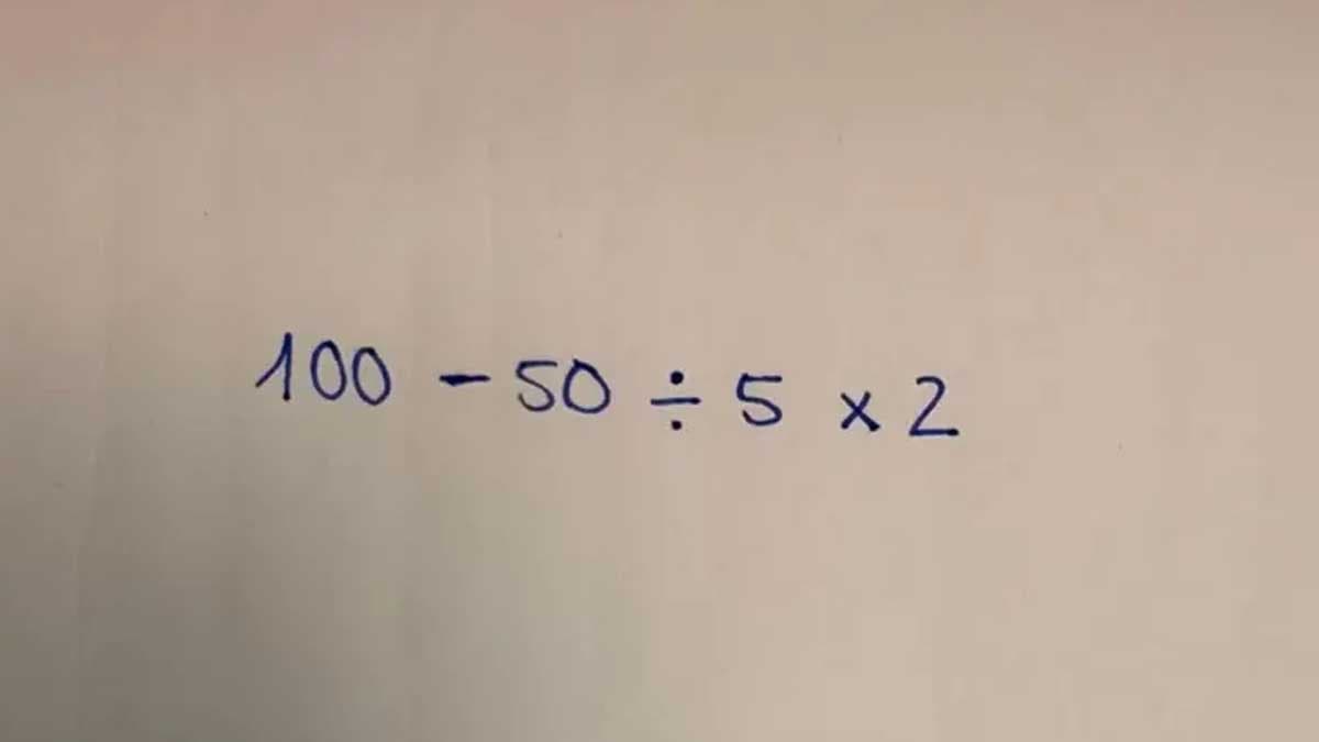 Matematik sorusu sosyal medyada tartışma yarattı