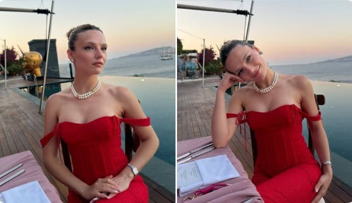Nilsu Berfin Aktaş Bodrum'da şarkı söyledi: Sesi ve kıyafetiyle büyüledi