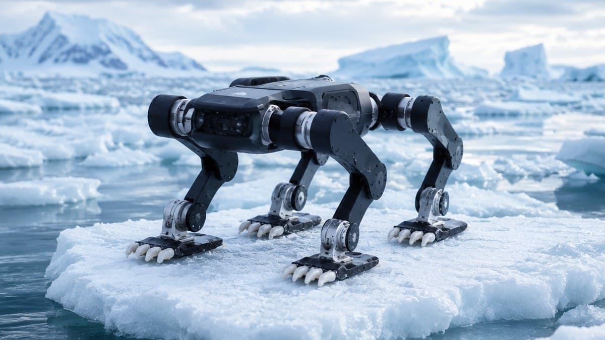Kuzey Kutbu'nda robot köpek yeni bir başarıya imza attı