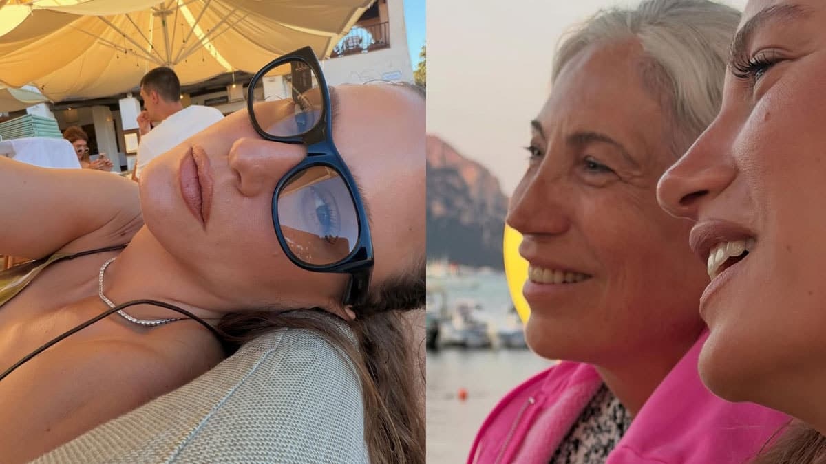 Serenay Sarıkaya'nın annesiyle tatil pozları sosyal medyada ilgi gördü