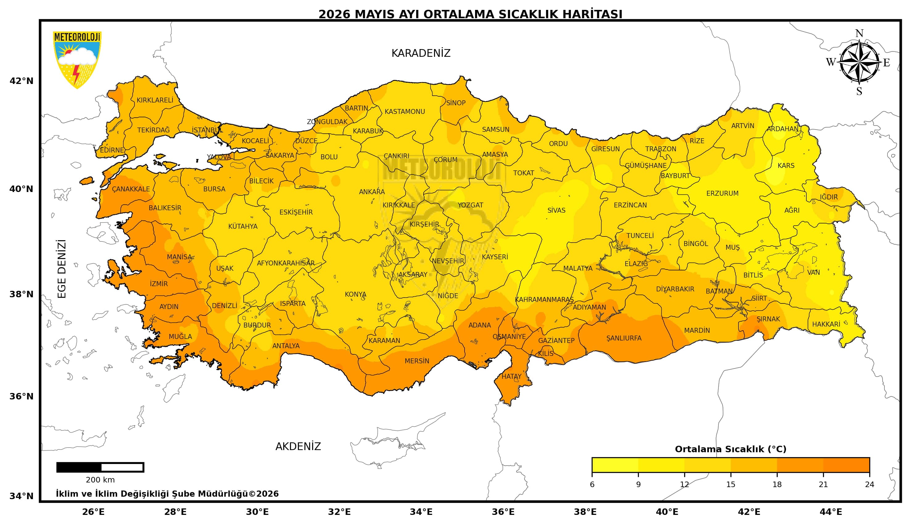 Mayıs ayı son 56 yılın en soğuk 7'nci Mayısı oldu