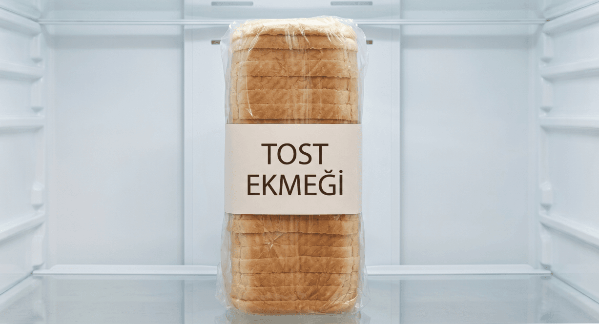 Tost ekmeği buzdolabında saklanmamalı