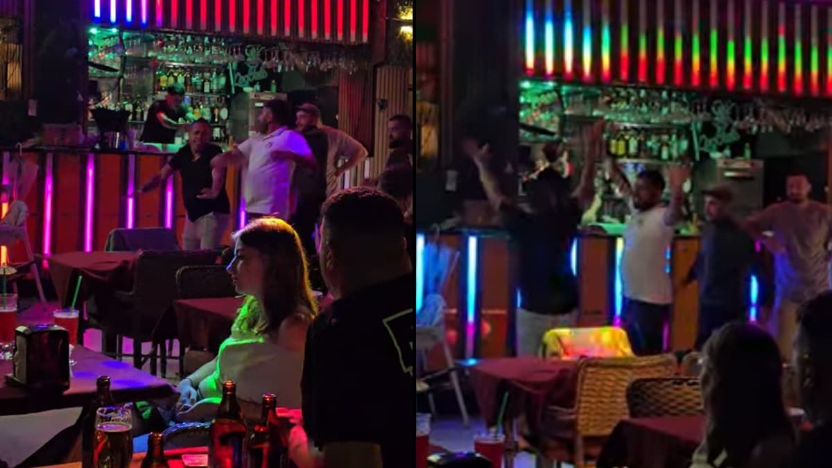 Marmaris'te tuhaf danslarla turist çekme çabaları sürüyor