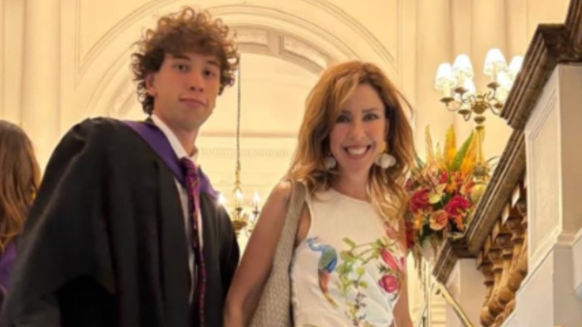 İnci Türkay'ın oğlu Ali Eroğlu üniversiteden mezun oldu