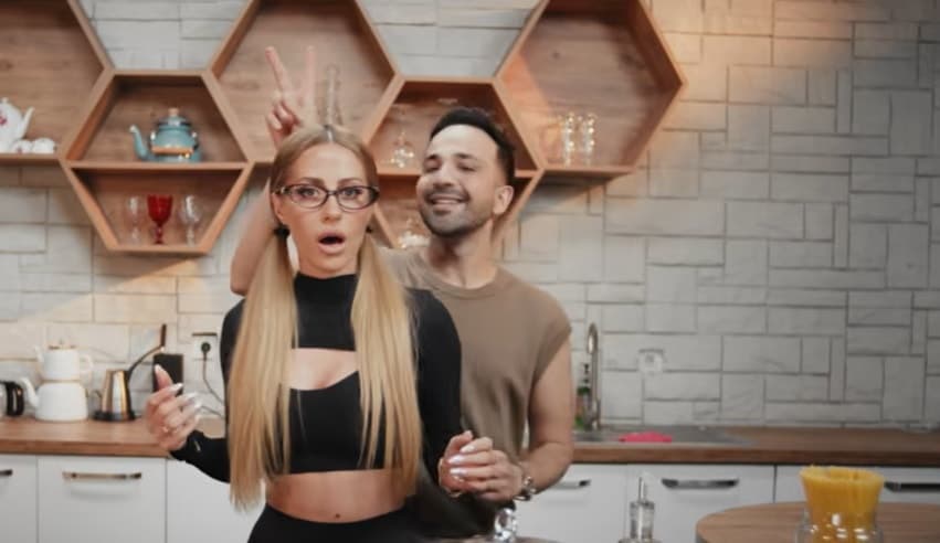 Derya Uluğ, nişanlısı için klipte yer aldı