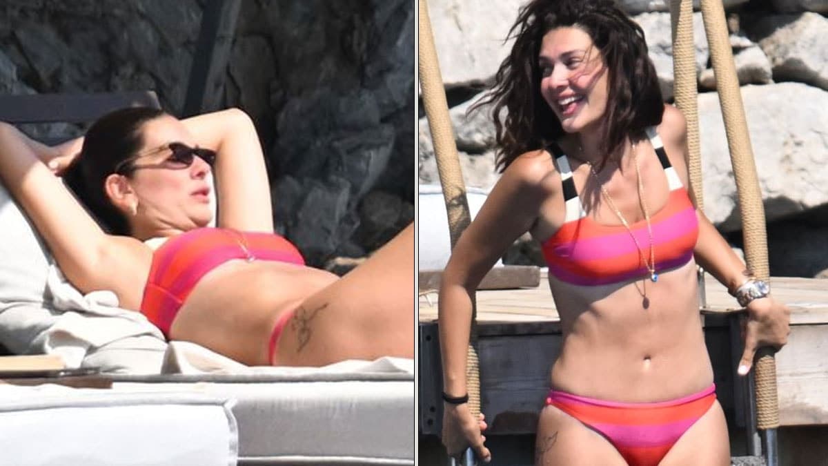 Bergüzar Korel, 20 kilo vererek Fethiye plajlarında dikkat çekti