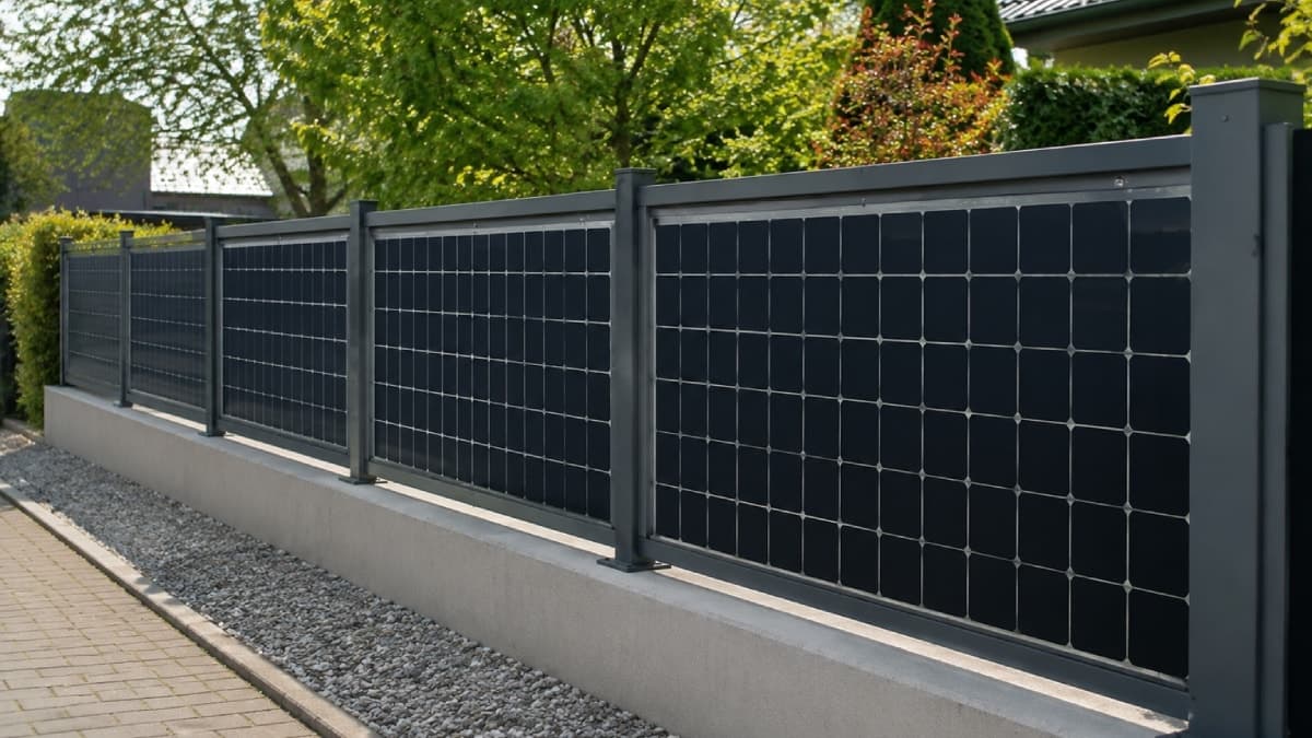 Bahçe duvarları elektrik üreten panellerle kaplanacak