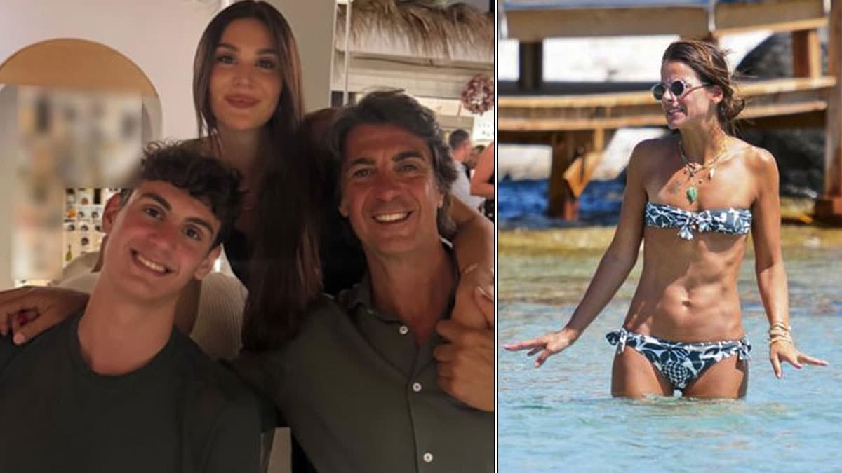 İbrahim Kutluay'ın tatil sonrası Edvina Sponza Çeşme'de görüntülendi