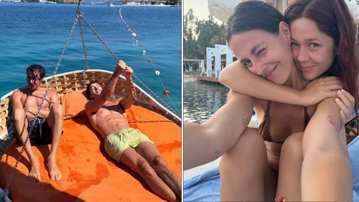 Georgina Amorós ve Manu Rios, Marmaris'te tatil yaptı