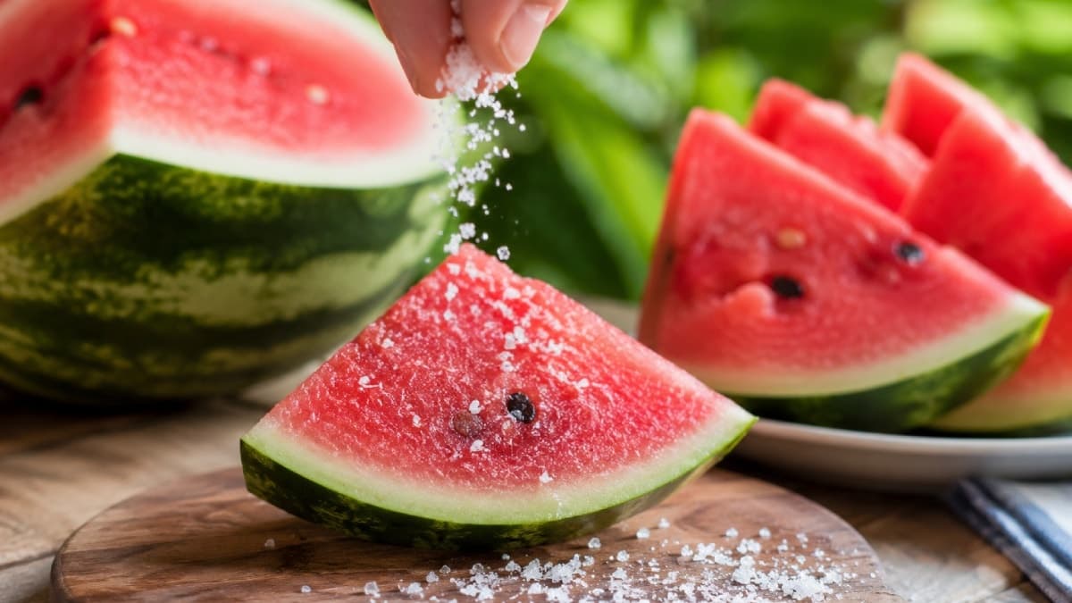 Karpuzun tadını artırmak için tuz eklemek yeterli