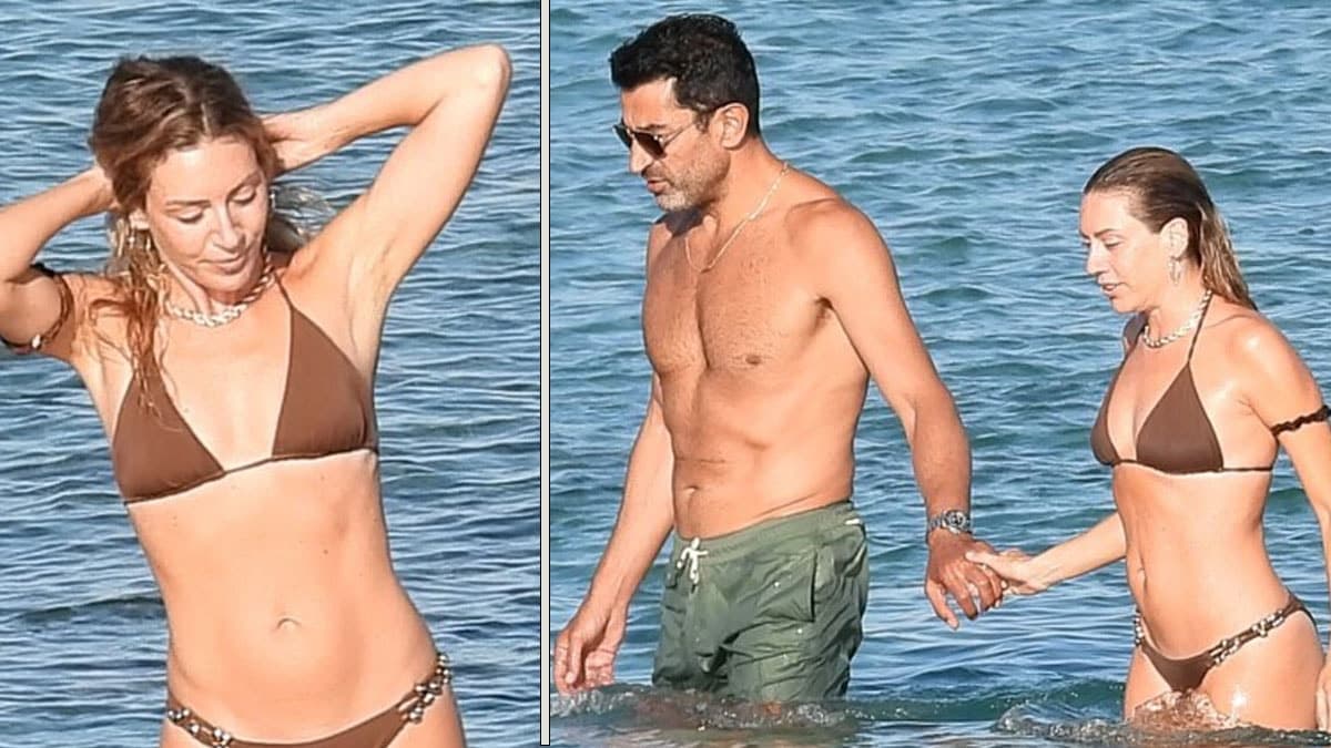 Sinem Kobal ve Kenan İmirzalıoğlu Çeşme'de romantik anlar yaşadı