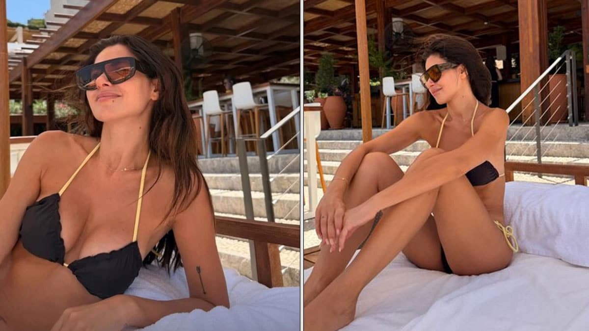 Nesrin Cavadzade Bodrum tatilinde paylaşımlarıyla dikkat çekti