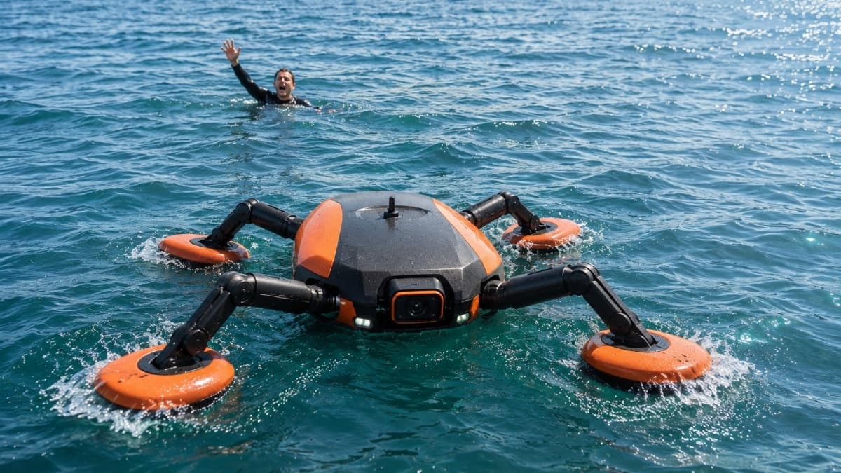 Çin'de geliştirilen robotlar boğulma tehlikesindekilere anında müdahale edecek