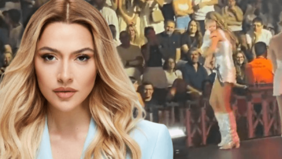 Hadise, konserinde hayranına sürpriz yaptı