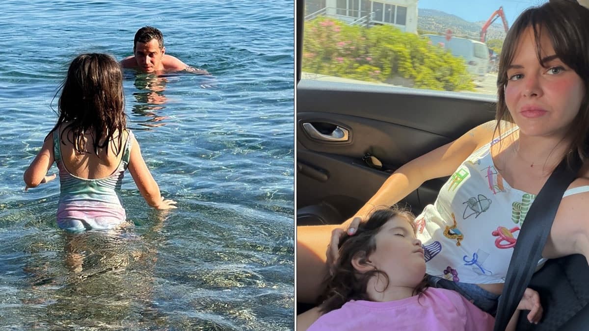 Selahattin Paşalı ve eşi Lara Paşalı tatile çıktı