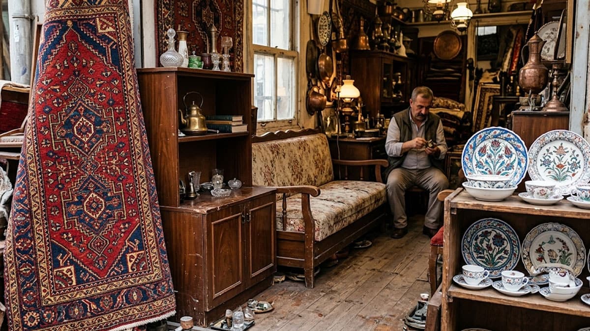 Antika halılar ve vintage mobilyalara talep artıyor