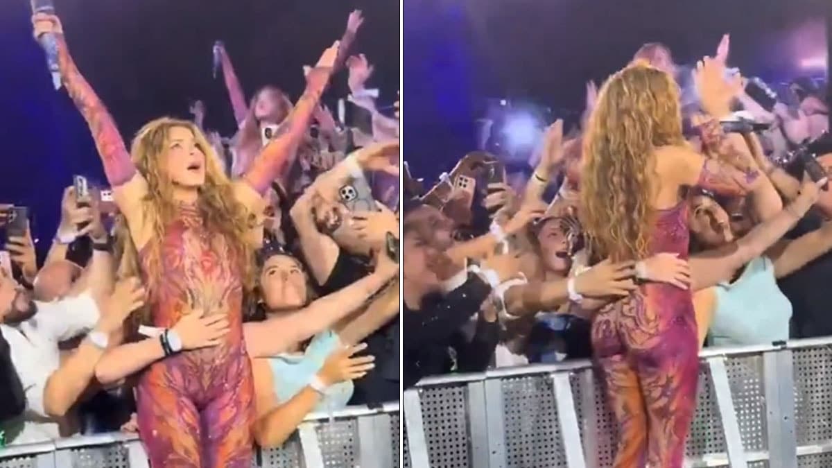 Shakira'nın konserinde ilginç anlar yaşandı
