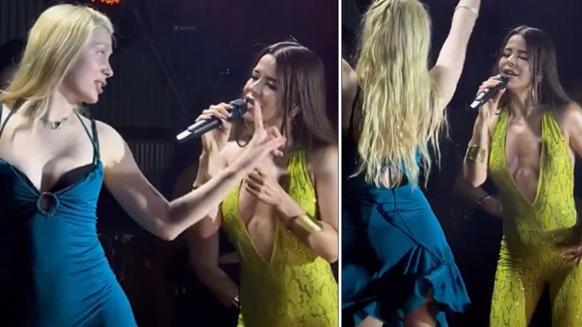 Simge Sağın konserinde Aleyna Tilki sürpriz konuk oldu