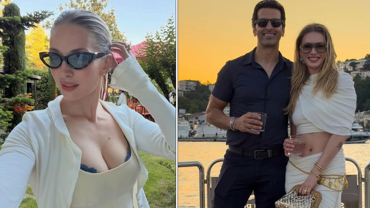 Yasemin Kay Allen'in doğum günü partisi İstanbul Boğazı'nda yapıldı