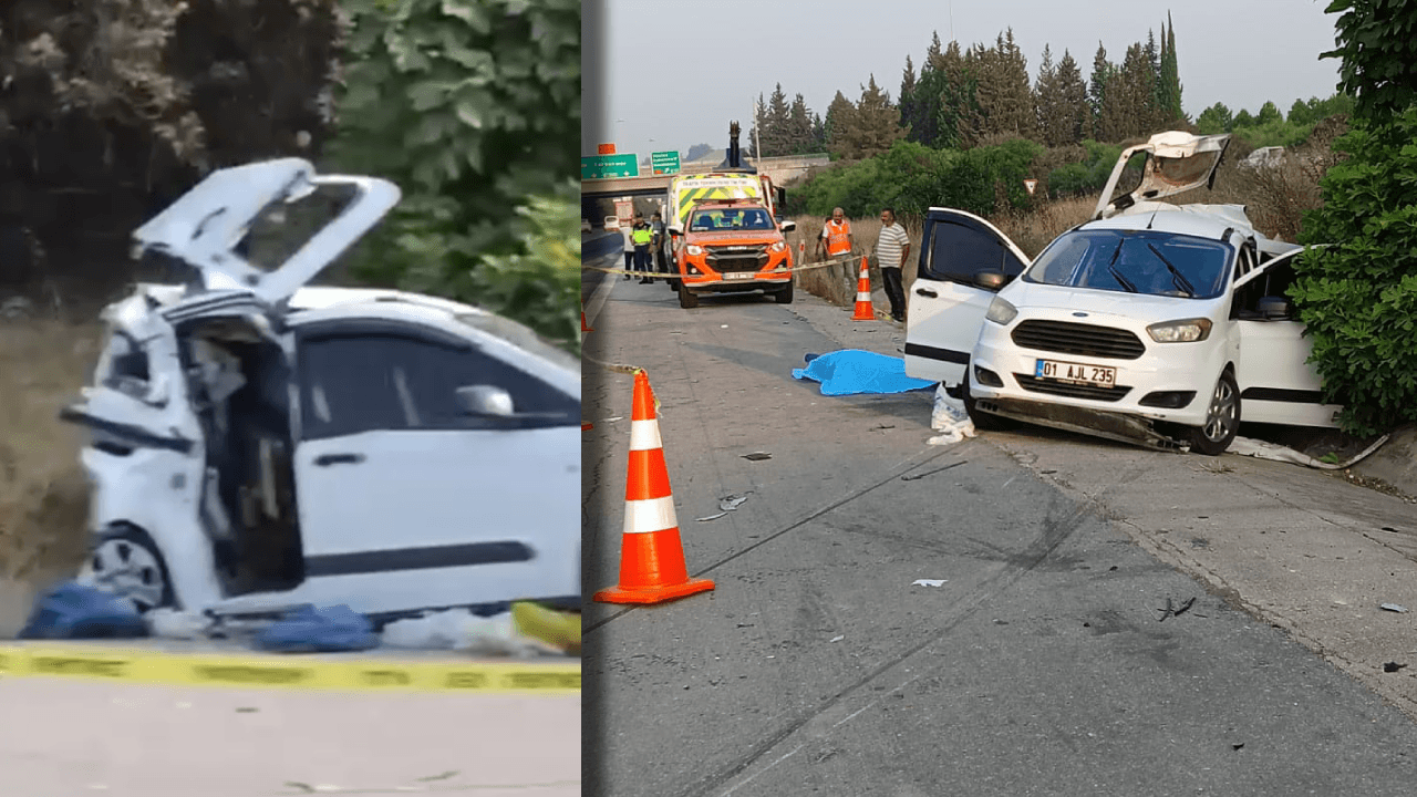 Mersin'de TIR'ın çarptığı araçta anne ve oğlu hayatını kaybetti