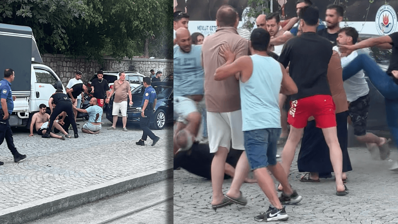 Kağıthane'de trafikte yol verme tartışması bıçaklı kavgaya dönüştü