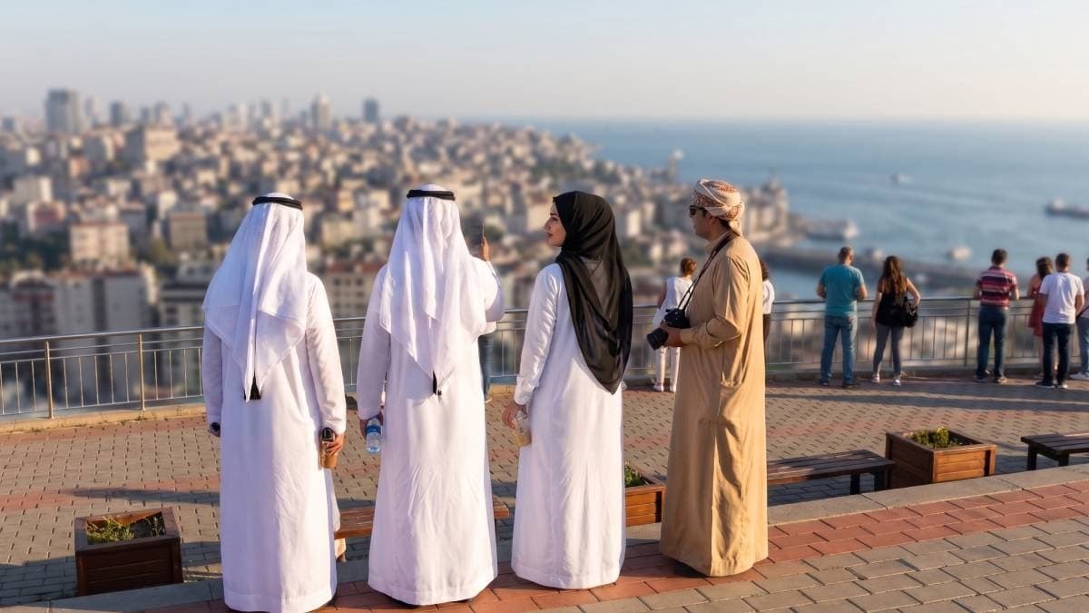 Körfez ülkelerinden turistler Kocaeli'nin ilçesine ilgi gösteriyor