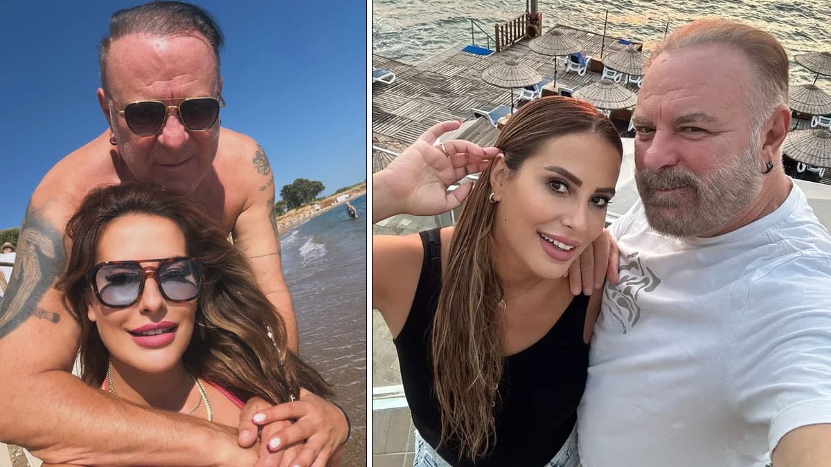Burak Sergen ve eşi Yunanistan'da tatil yapıyor