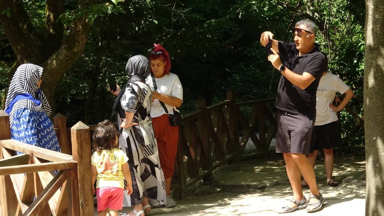 Bursa'da fay hattı yerin altından fışkırdı, yükseklik 38 metreye ulaştı