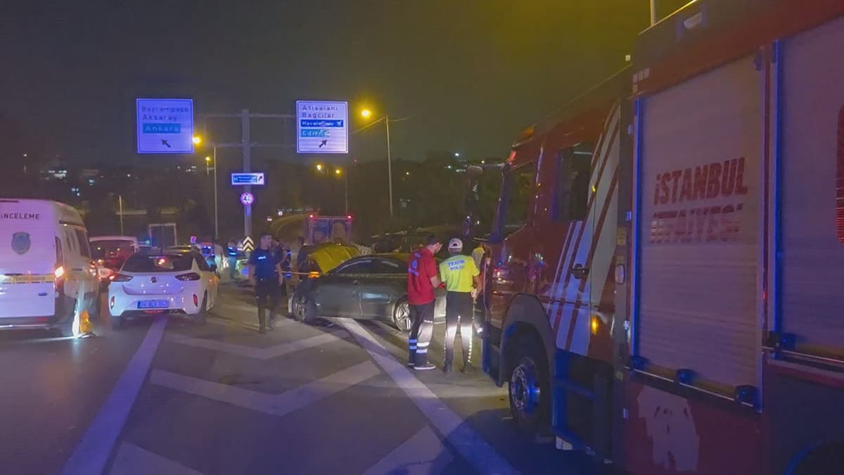 İstanbul Esenler'de zincirleme trafik kazası: 1 ölü, 5 yaralı