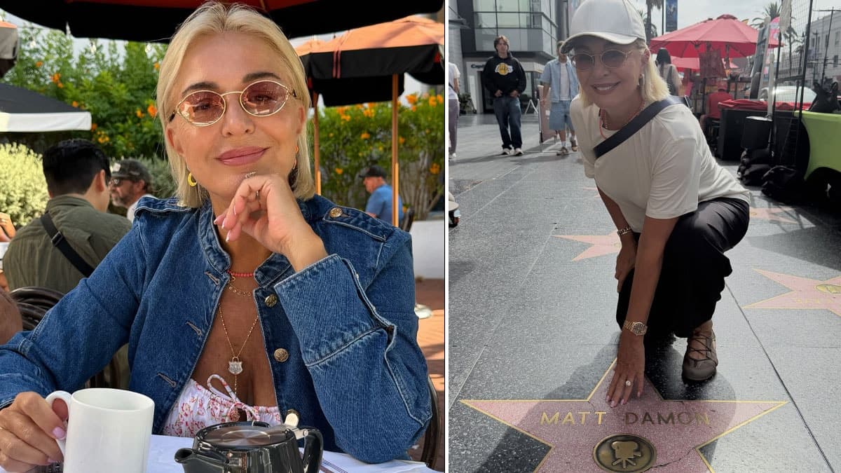 Gülenay Kalkan Hollywood ve Santa Barbara'yı gezdi