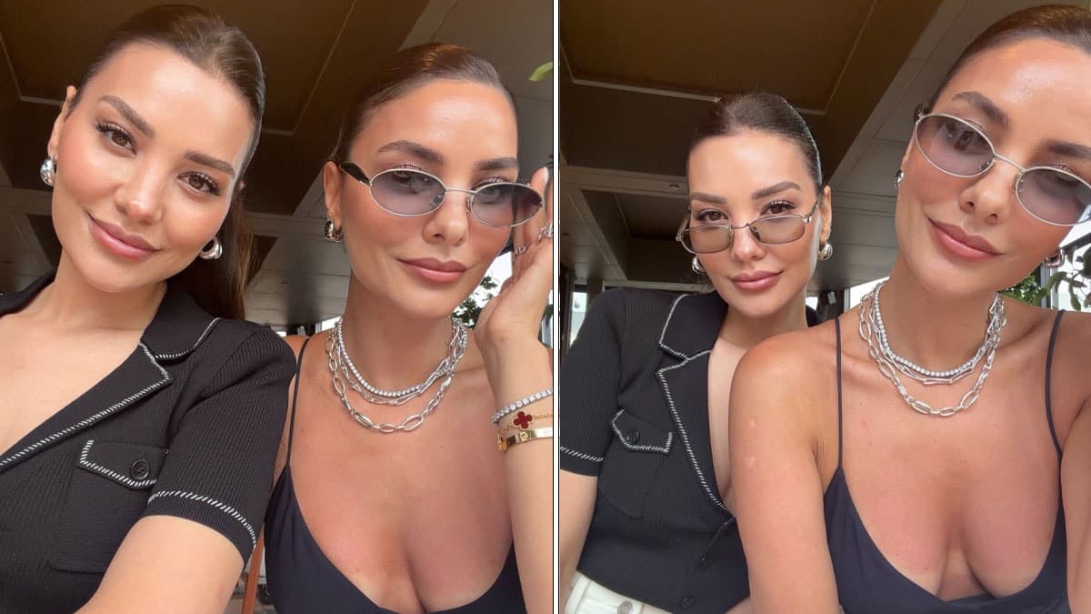 Hazal Filiz Küçükköse'nin ikizi Deniz Küçükköse Çiftçi dikkat çekti