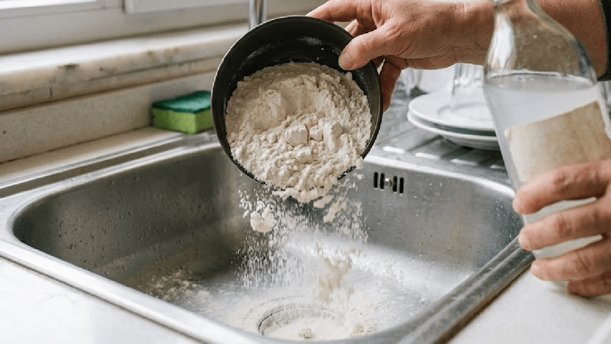 Yatmadan önce lavaboya dökülecek karışım tıkanıklığı azaltıyor