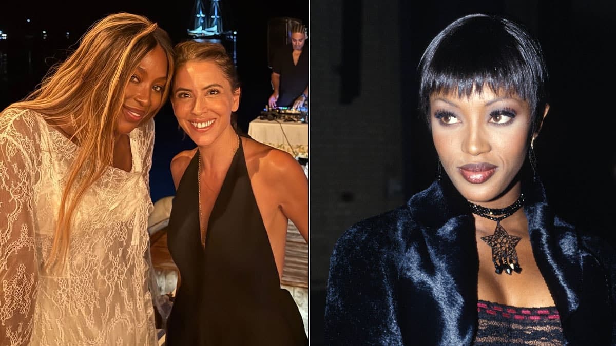 Naomi Campbell Bozburun'da DJ performansı sergiledi