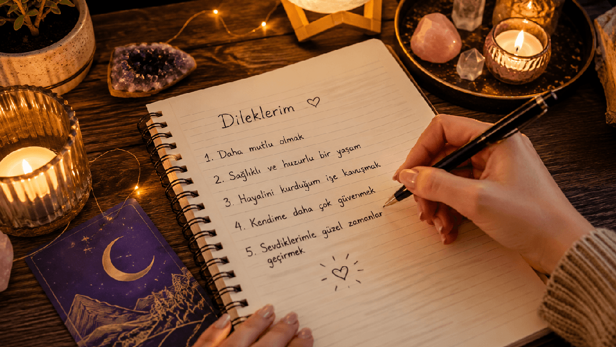 Yeni ay döngüsüyle dileklerinizi yazmanın zamanı geldi