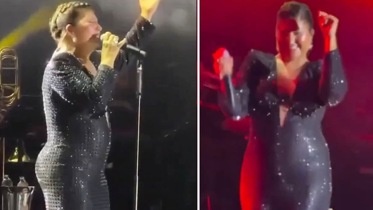 Sibel Can'ın sahne kıyafeti sosyal medyada gündem oldu