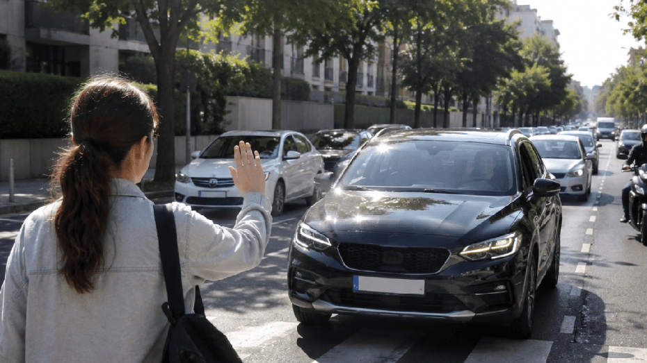 Yol veren sürücüye el sallamak, empati göstergesi olabilir
