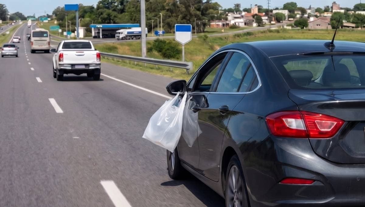 Trafikte poşet asılı araçları görünce polisi arayın