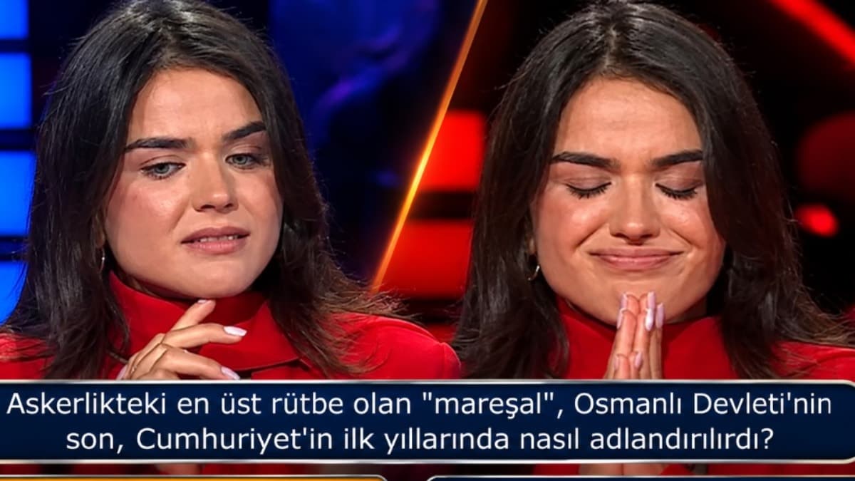Asker kızı Zeynep Atılgan Yavru, yarışmada rütbe sorusunu bilemedi