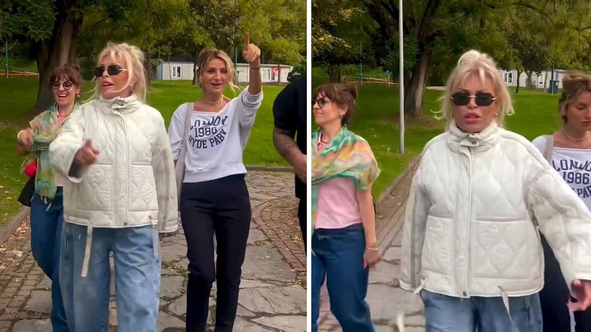 Ajda Pekkan yeni şarkısını sokakta seslendirdi