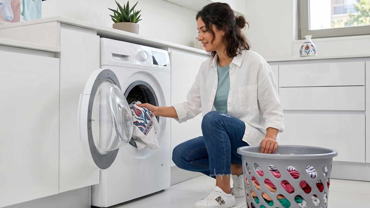 Çamaşır makinesine eklenen doğal malzeme deterjan masrafını azaltıyor